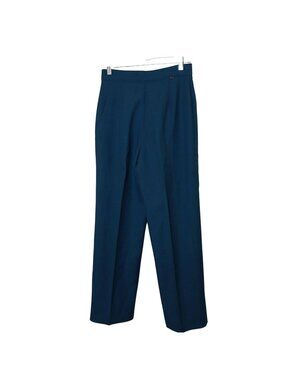 Levi Strauss & Co. Womens Teal Pants Size 14 Polyester Slacks 1970 VTG #I-12